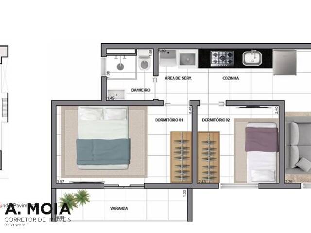 #716 - Apartamento para Venda em São Paulo - SP - 2